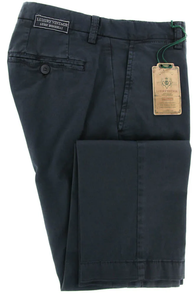 Luigi Borrelli Navy Blue Pants - 40 US / 56 EU