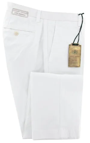 Luigi Borrelli White Pants - 40 US / 56 EU