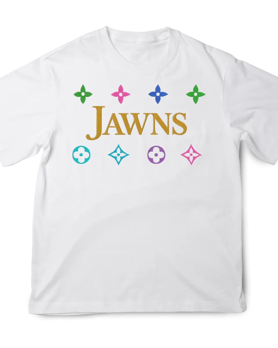 LV Multi Color Jawns - Original Jawns - White T-Shirt