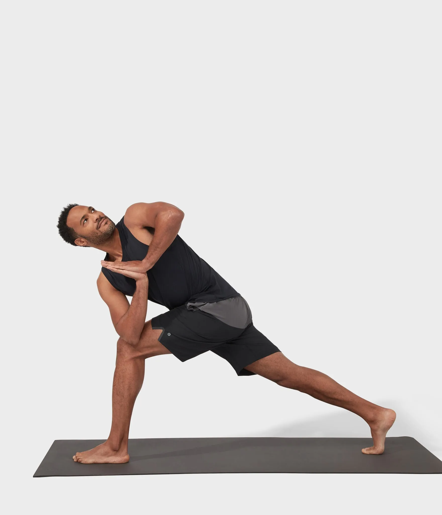 Manduka Apparel - Men's Pro Top - Tech Slim Fit Tank - Black