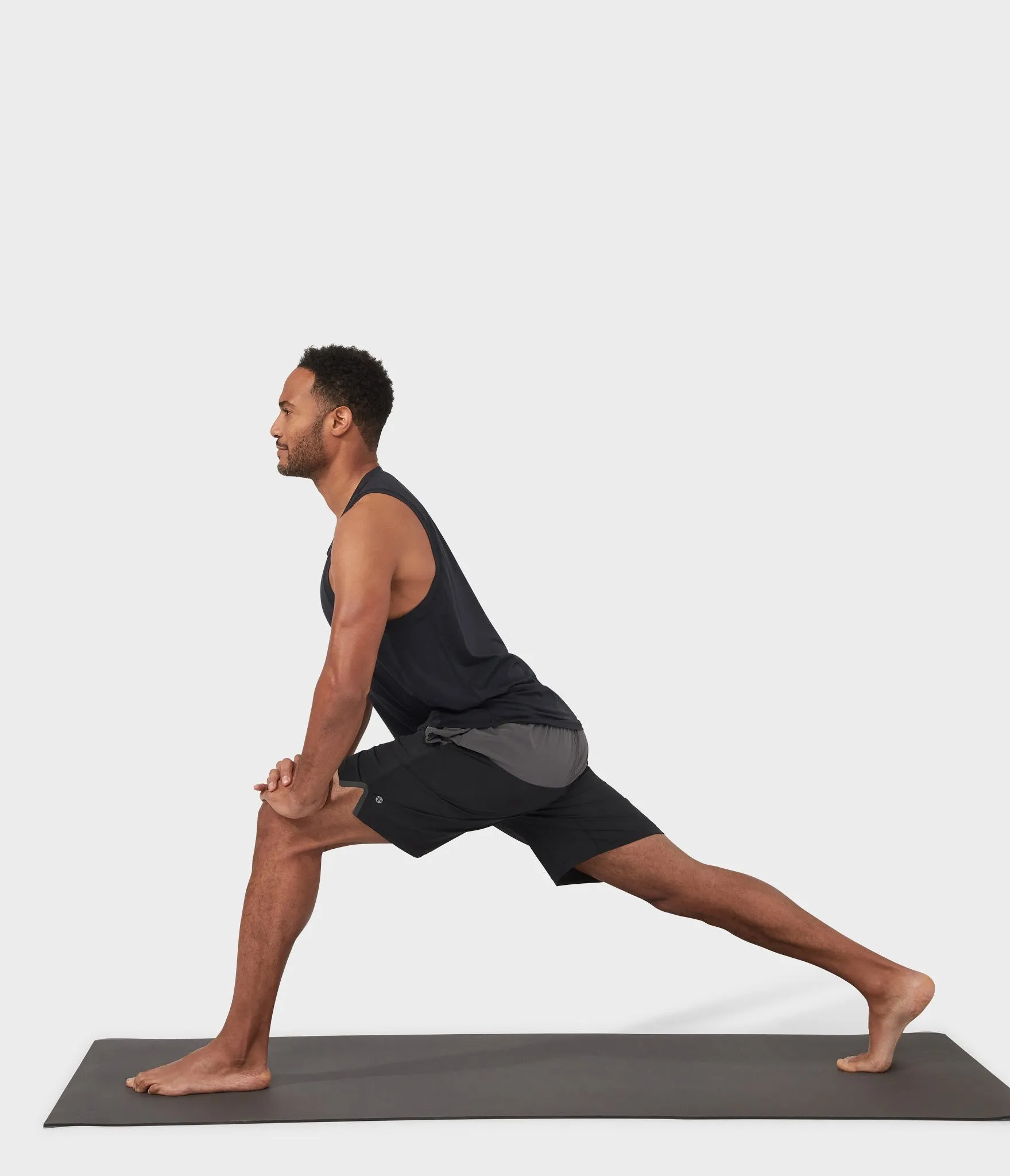 Manduka Apparel - Men's Pro Top - Tech Slim Fit Tank - Black