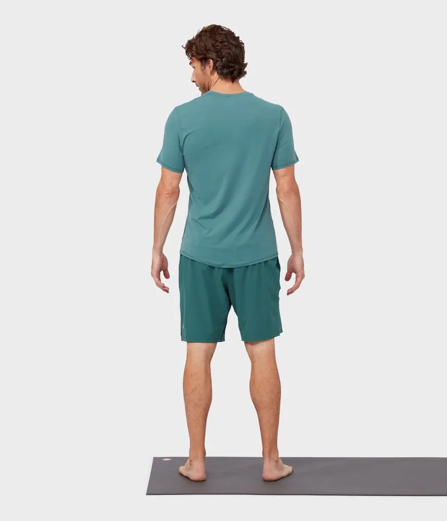 Manduka Apparel - Men's Tech Tee - Deep Surf