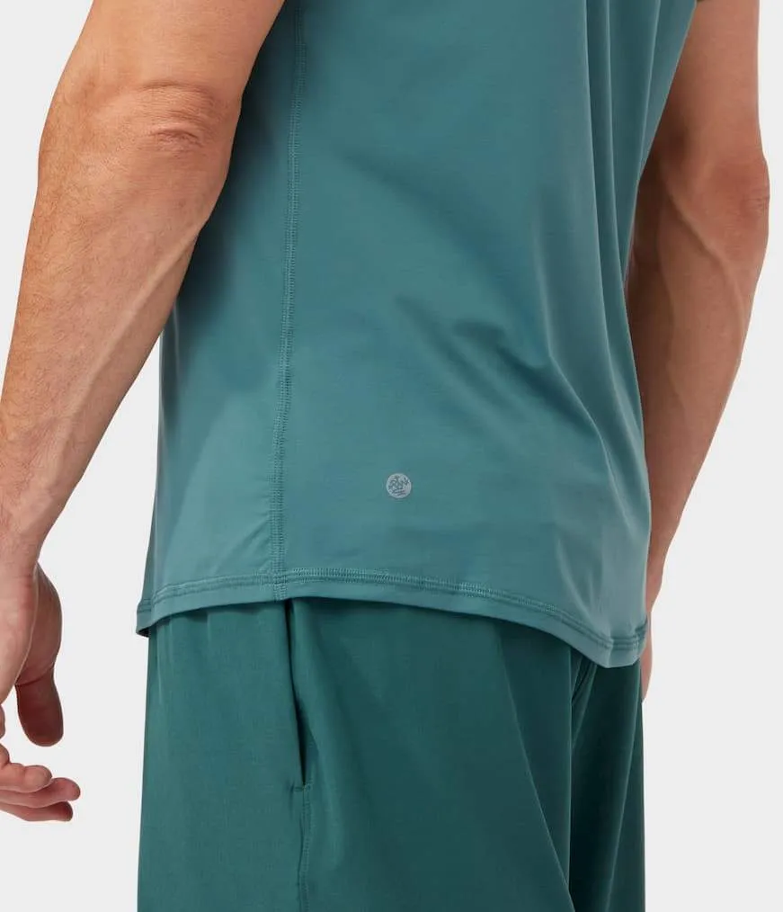 Manduka Apparel - Men's Tech Tee - Deep Surf