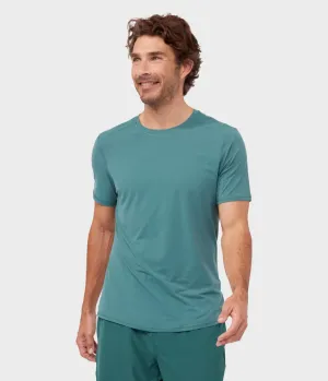 Manduka Apparel - Men's Tech Tee - Deep Surf