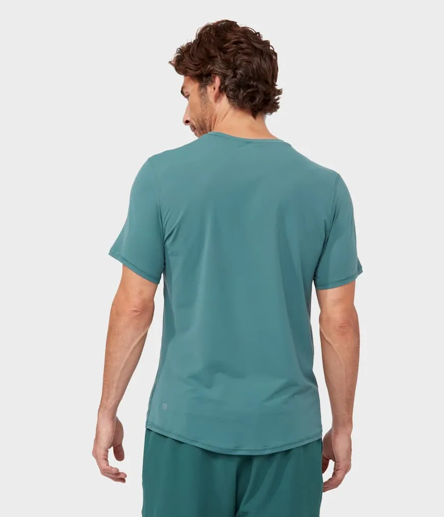 Manduka Apparel - Men's Tech Tee - Deep Surf