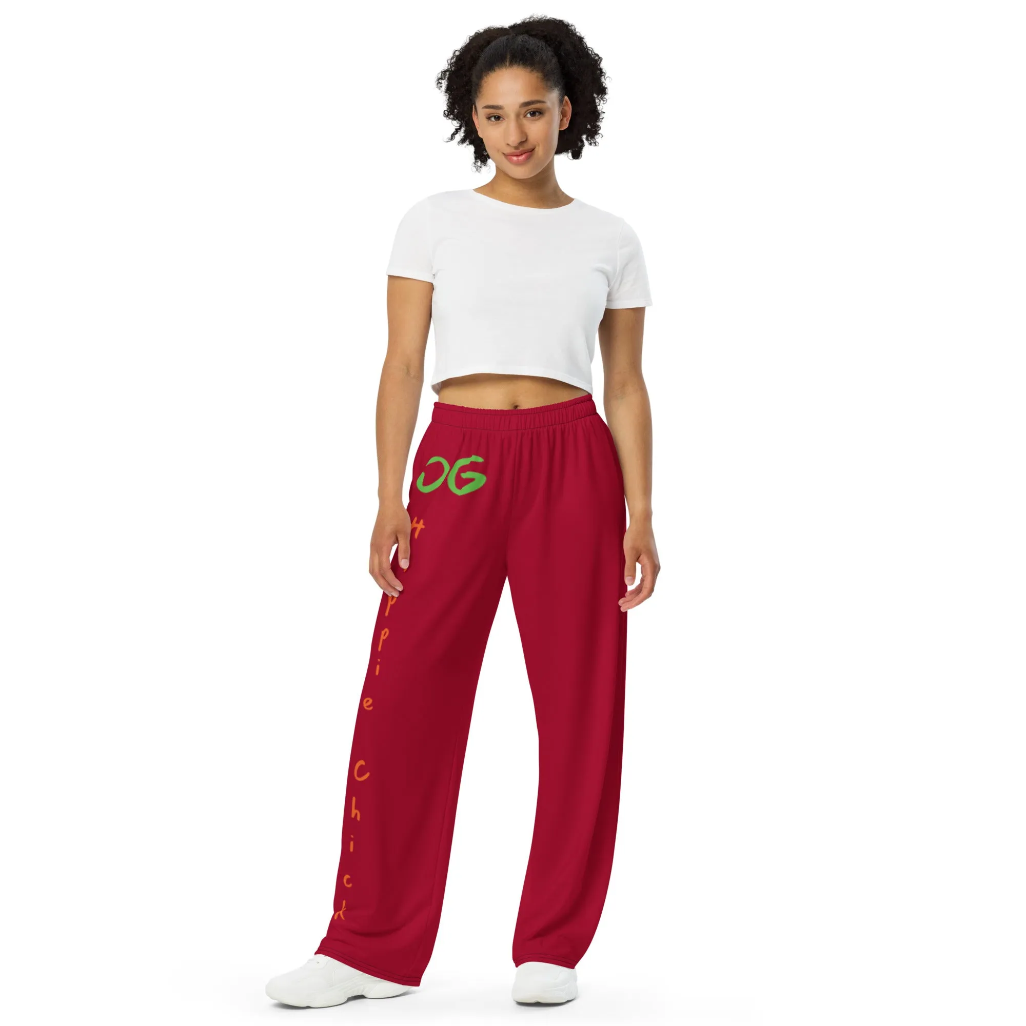 Maroon Unisex Pants - OG Hippie Chick