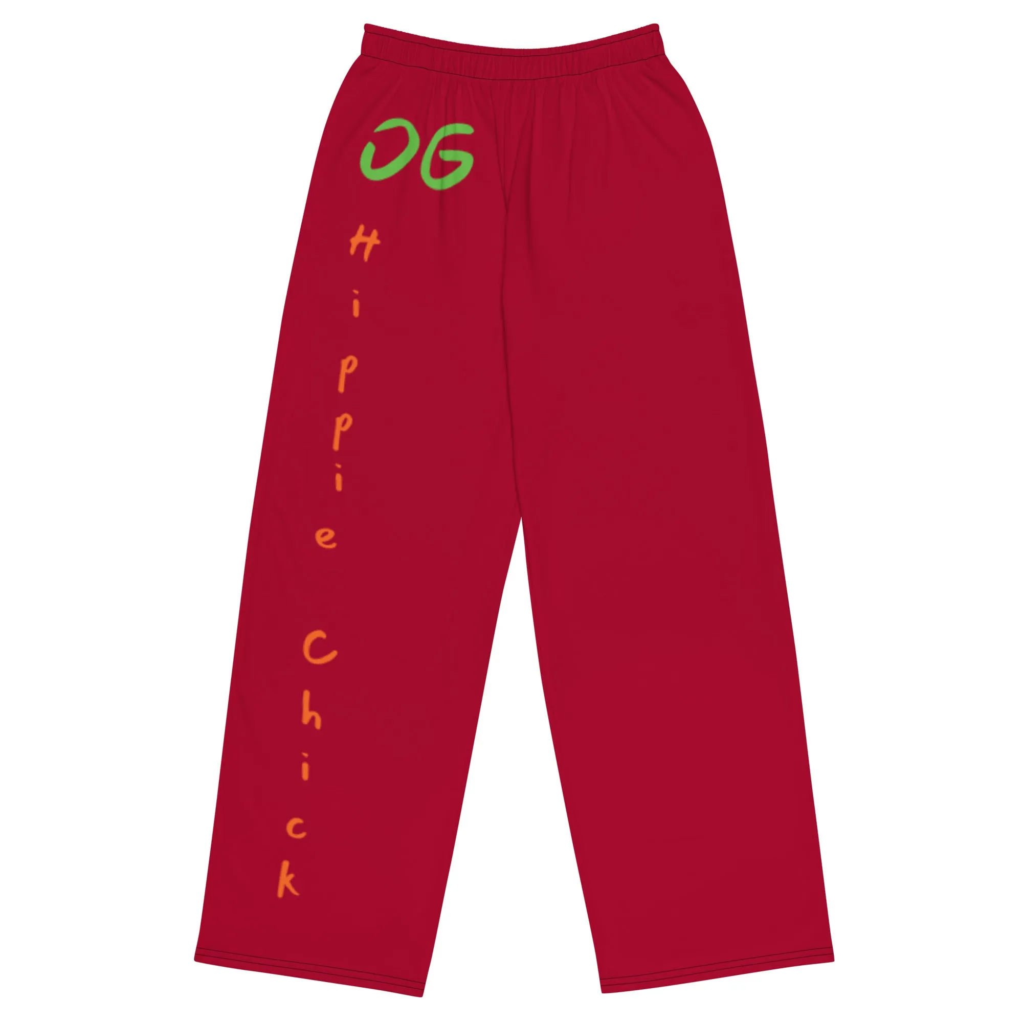 Maroon Unisex Pants - OG Hippie Chick