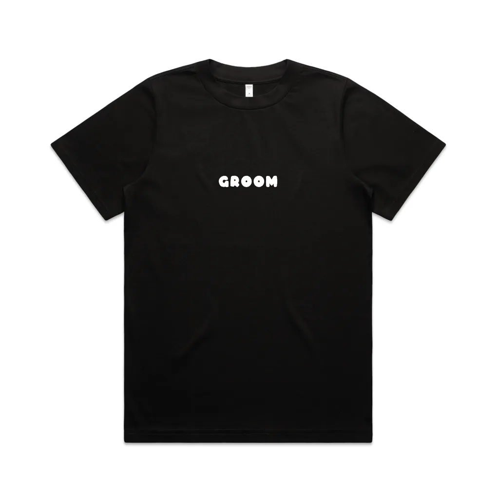 Married As Tee | White on Black