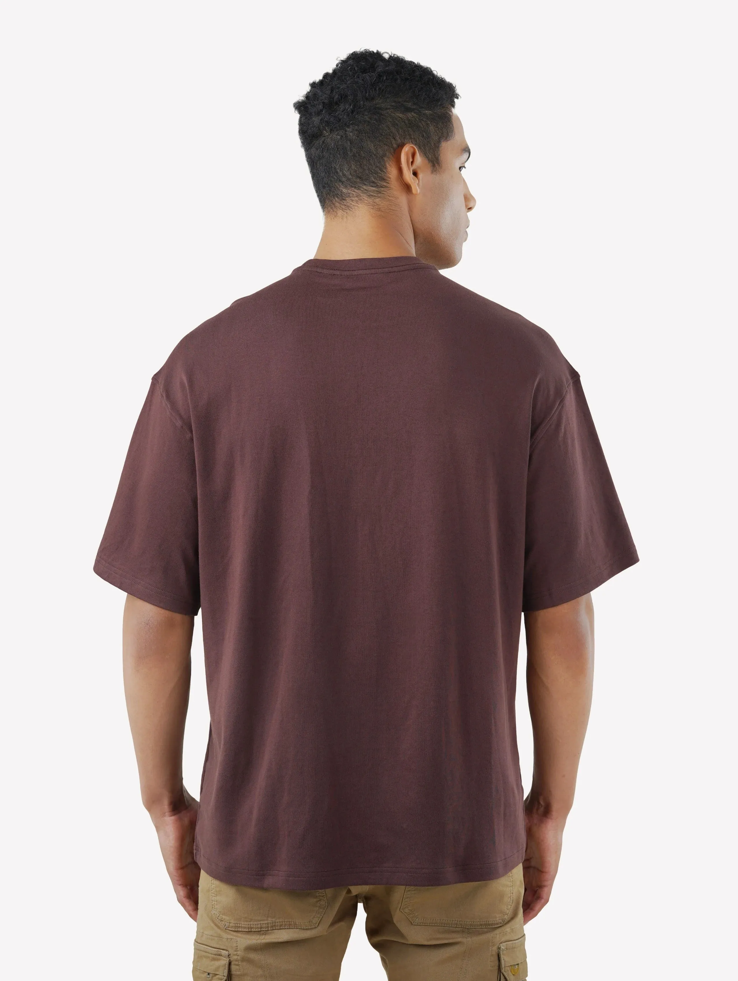 Men Oversized Tees Interlock