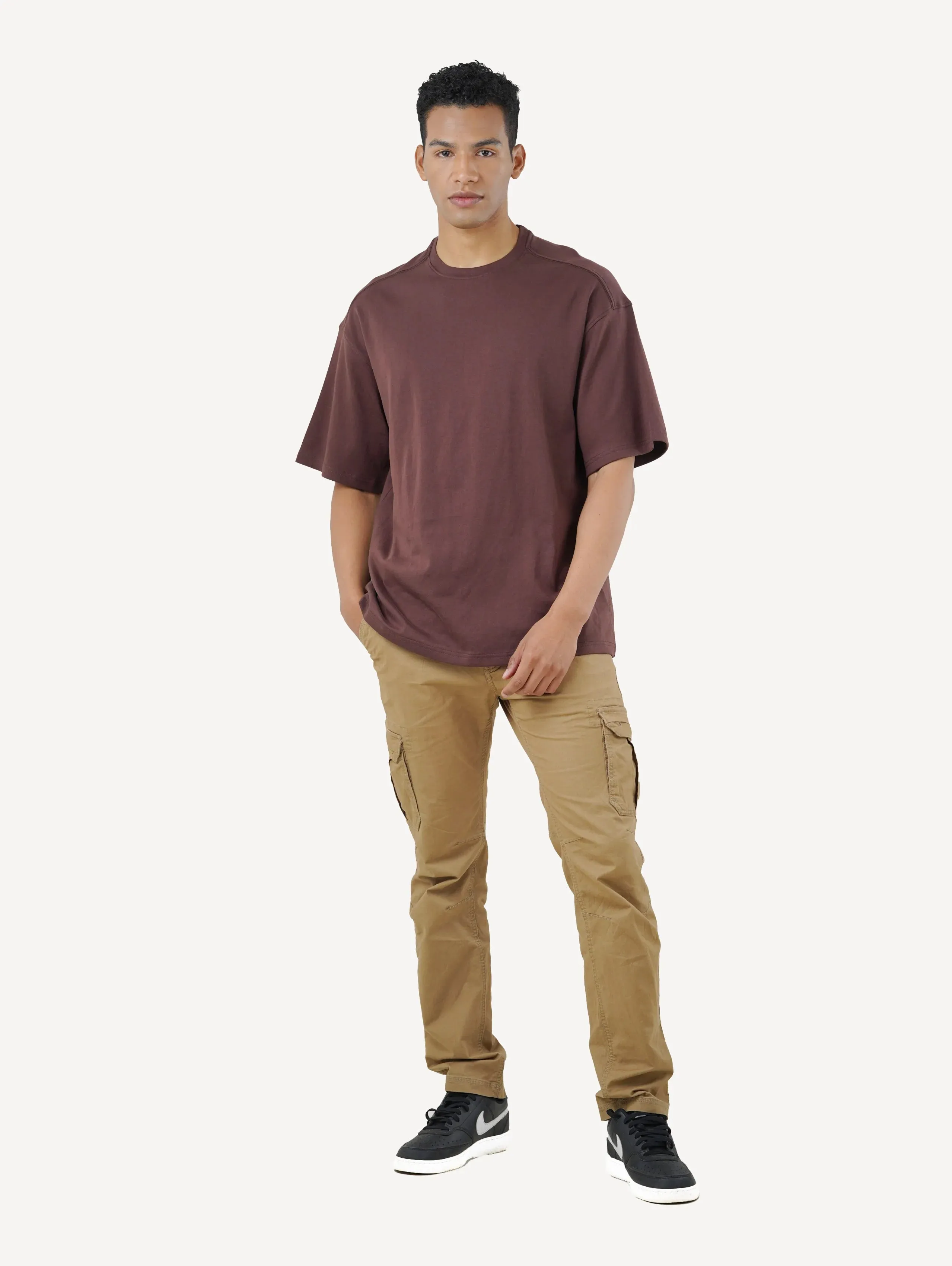 Men Oversized Tees Interlock