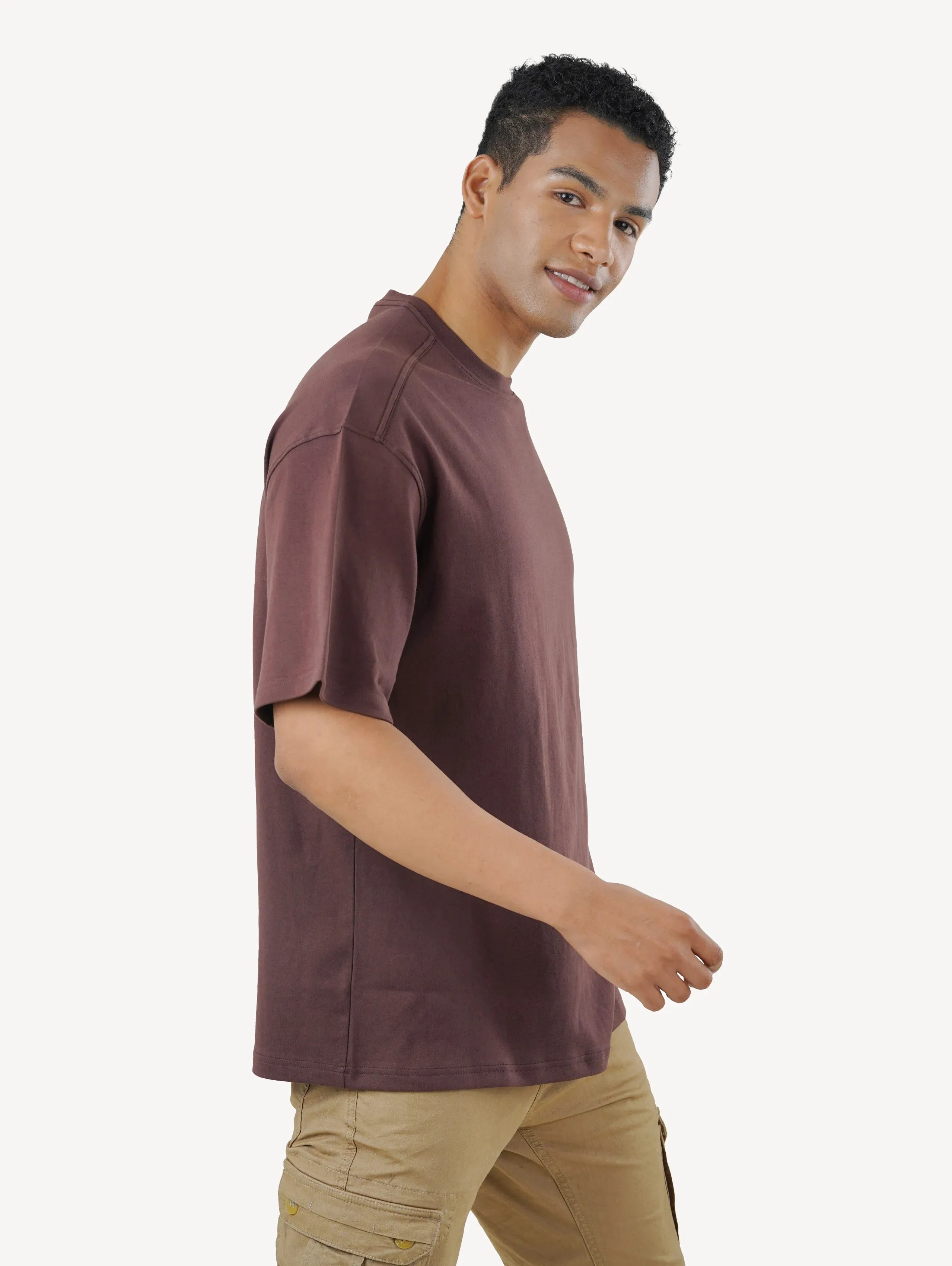 Men Oversized Tees Interlock