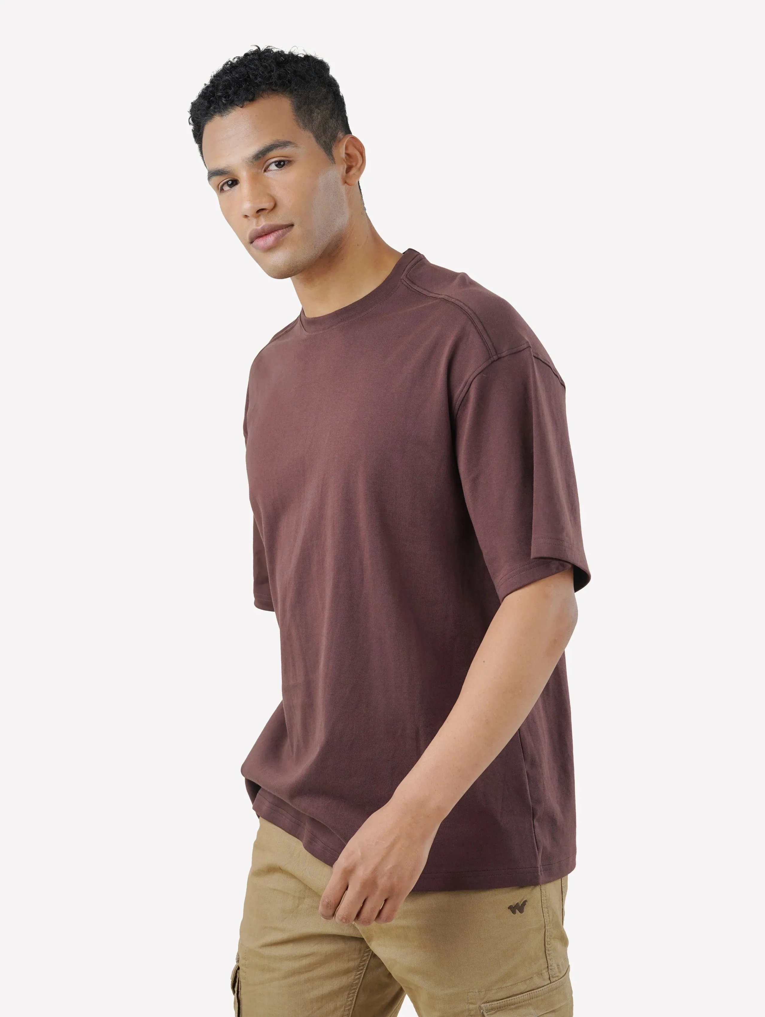 Men Oversized Tees Interlock