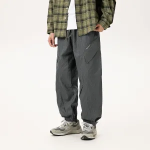 Men's All Cotton Loose Straight Jogger Pants