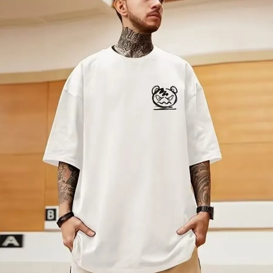Men's Casual Tees Oversized Graphic Tees Wings