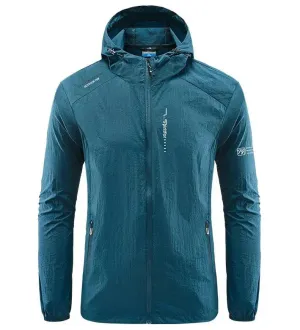 Men's Eugenio Ultralight Sun & Windproof Hooded Summer Jacket