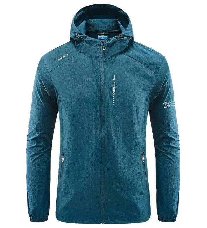 Men's Eugenio Ultralight Sun & Windproof Hooded Summer Jacket