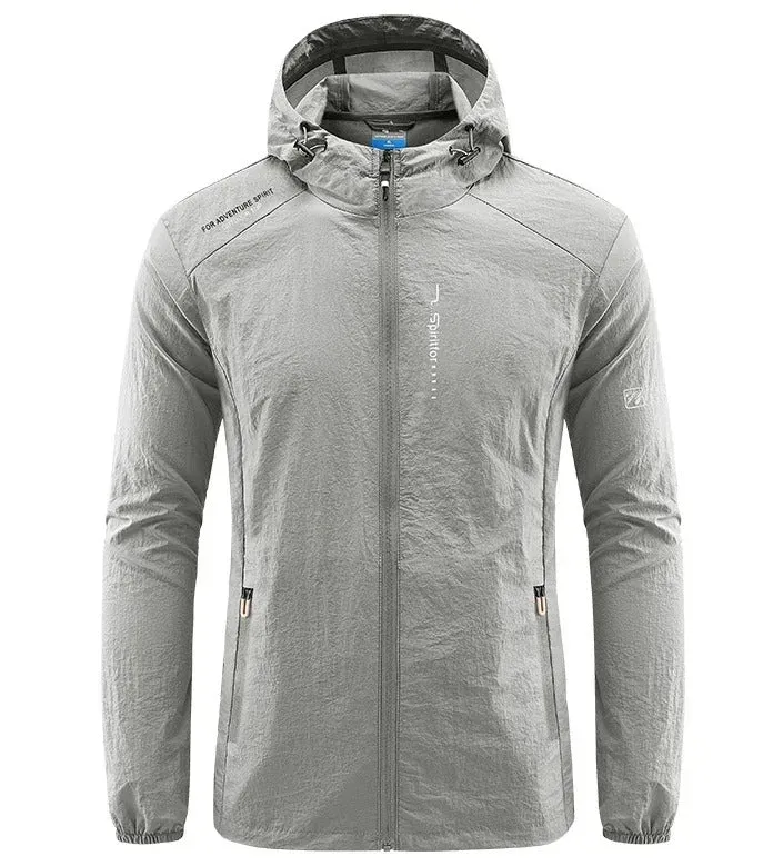 Men's Eugenio Ultralight Sun & Windproof Hooded Summer Jacket