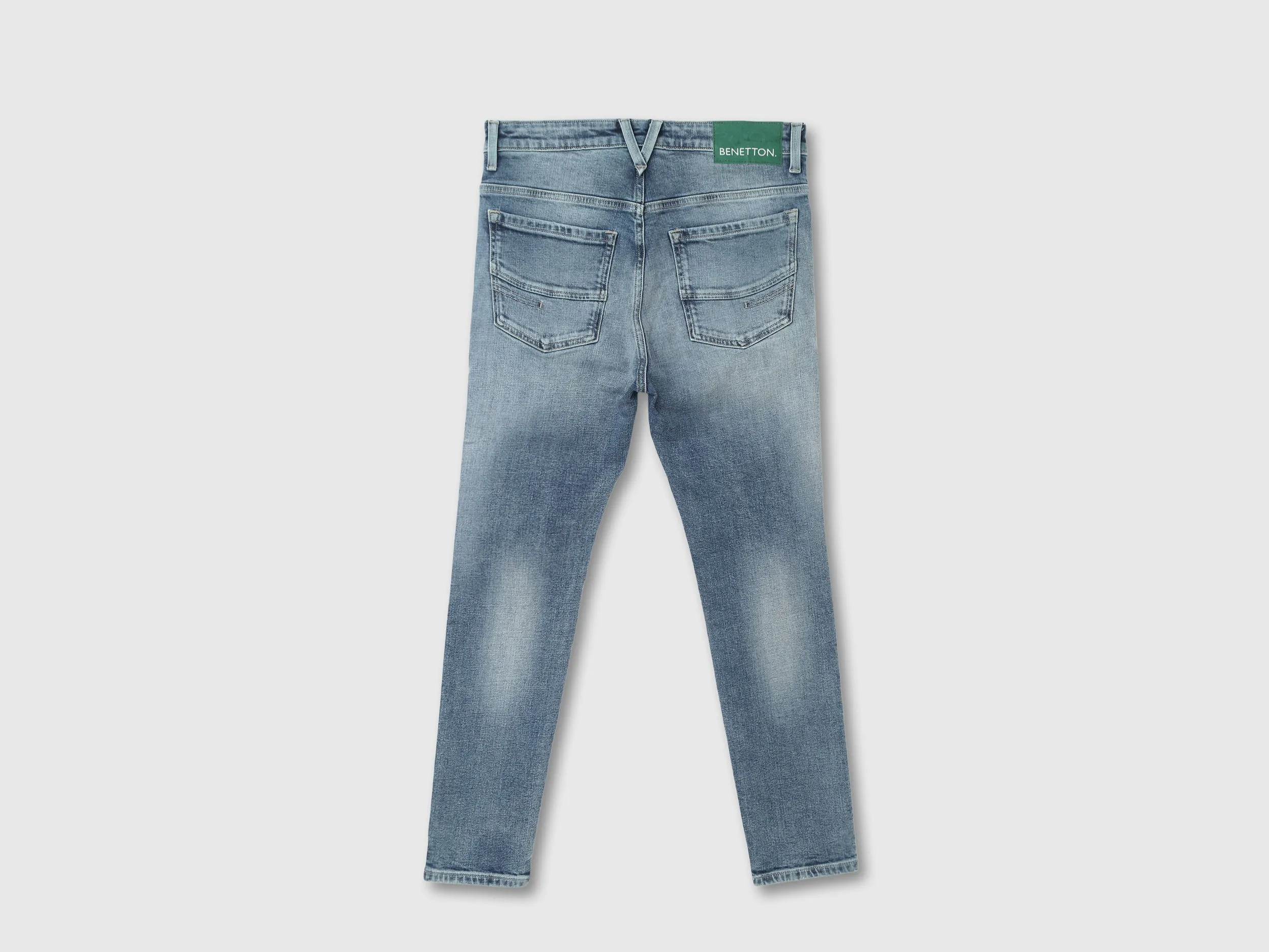 Mens Low Crotch Solid Jeans