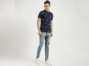 Mens Low Crotch Solid Jeans