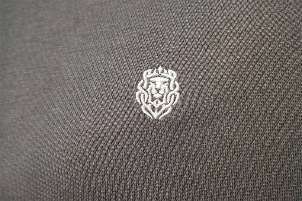 Men’s Modern Zip Polo Shirt with Long Sleeves