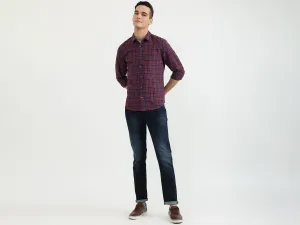 Mens Slim Fit Check Shirt