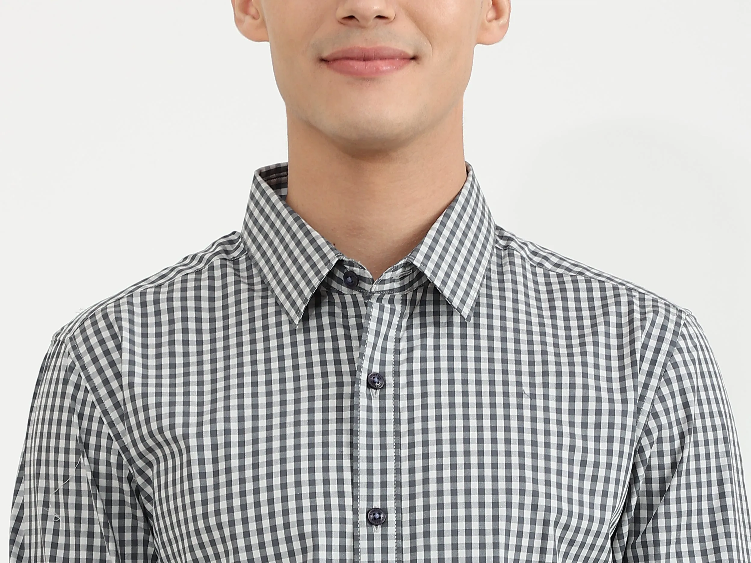 Mens Slim Fit Check Shirt