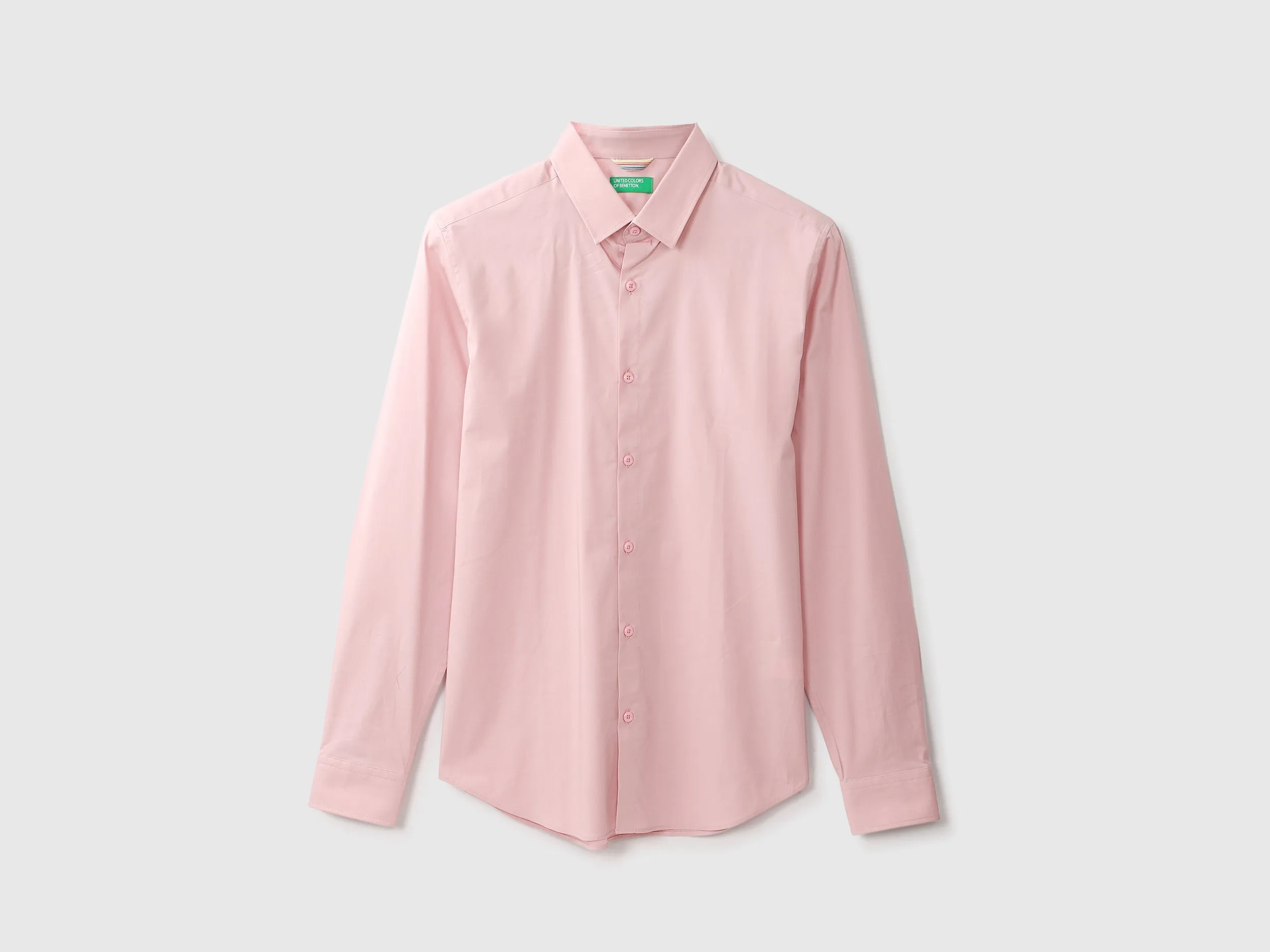 Mens Slim Fit Solid Shirt