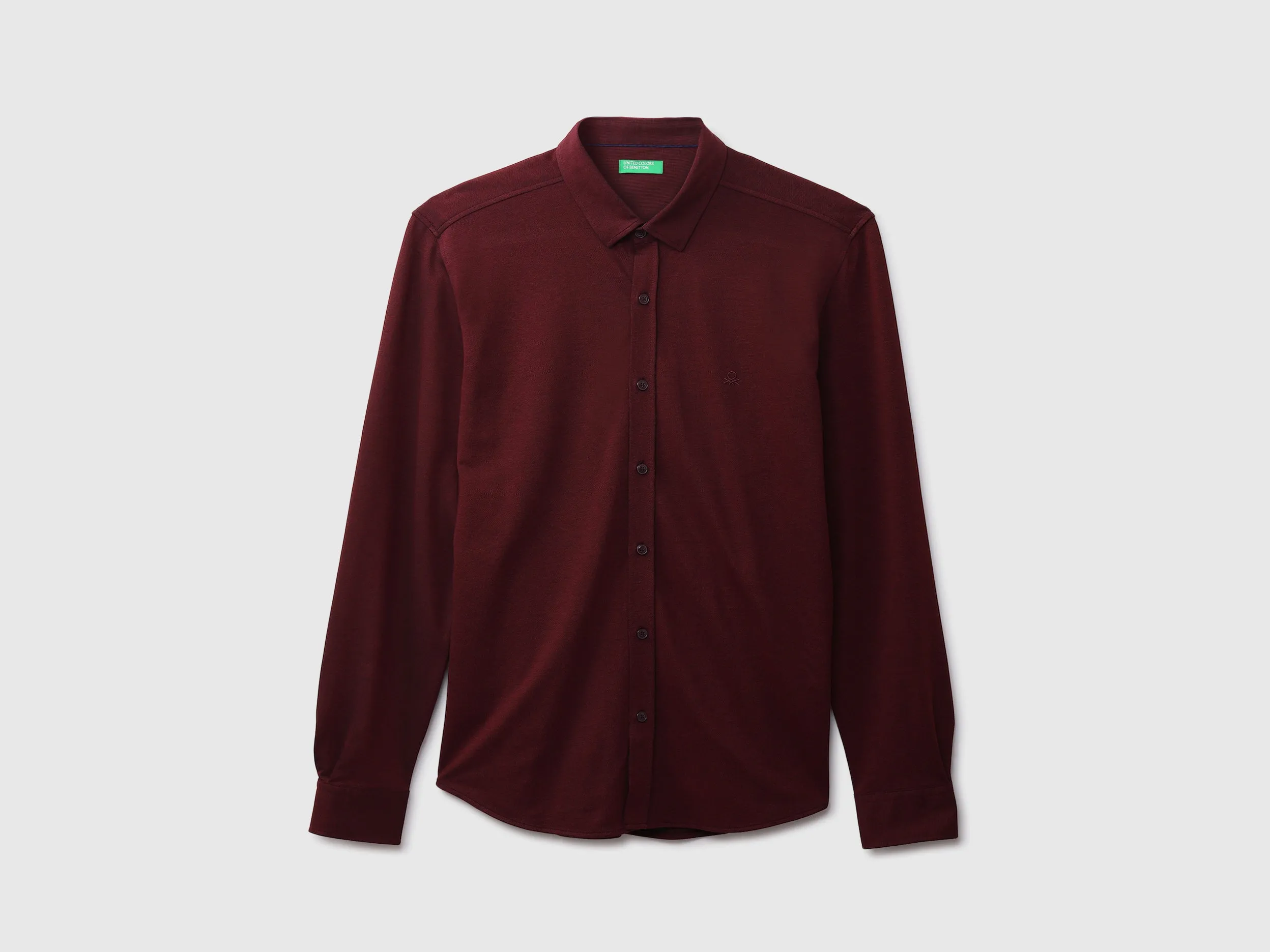 Mens Slim Fit Solid Shirt