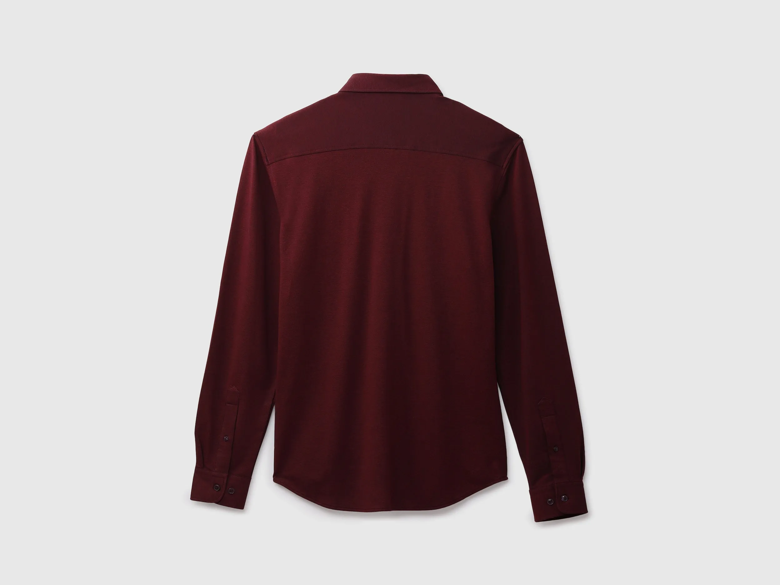 Mens Slim Fit Solid Shirt