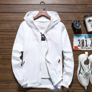 Men's Windproof Jacket with Hood