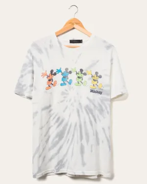 Mickey Colors Tie Dye Flea Market Tee