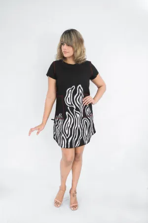Midnight Snow Dress