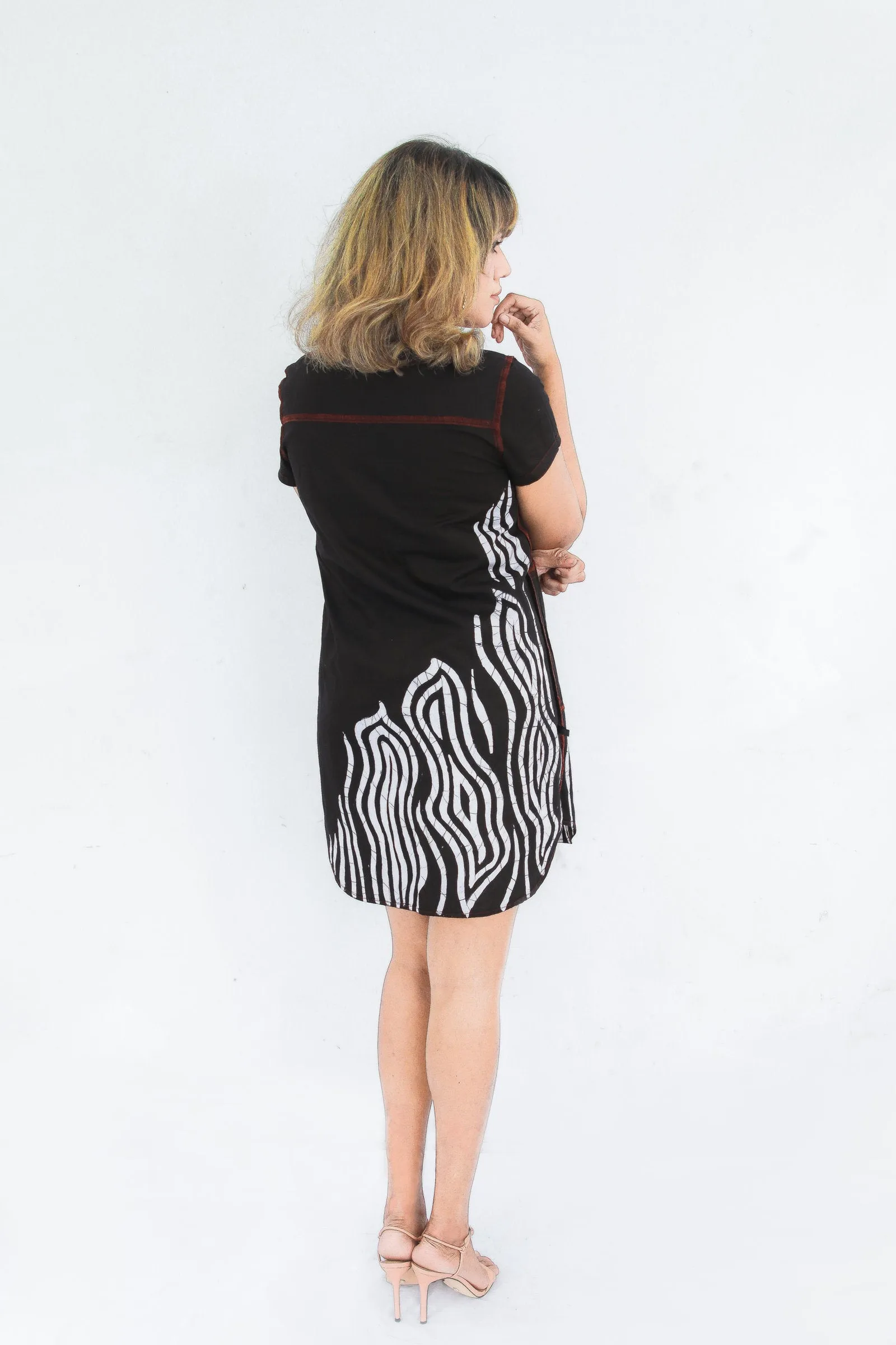 Midnight Snow Dress