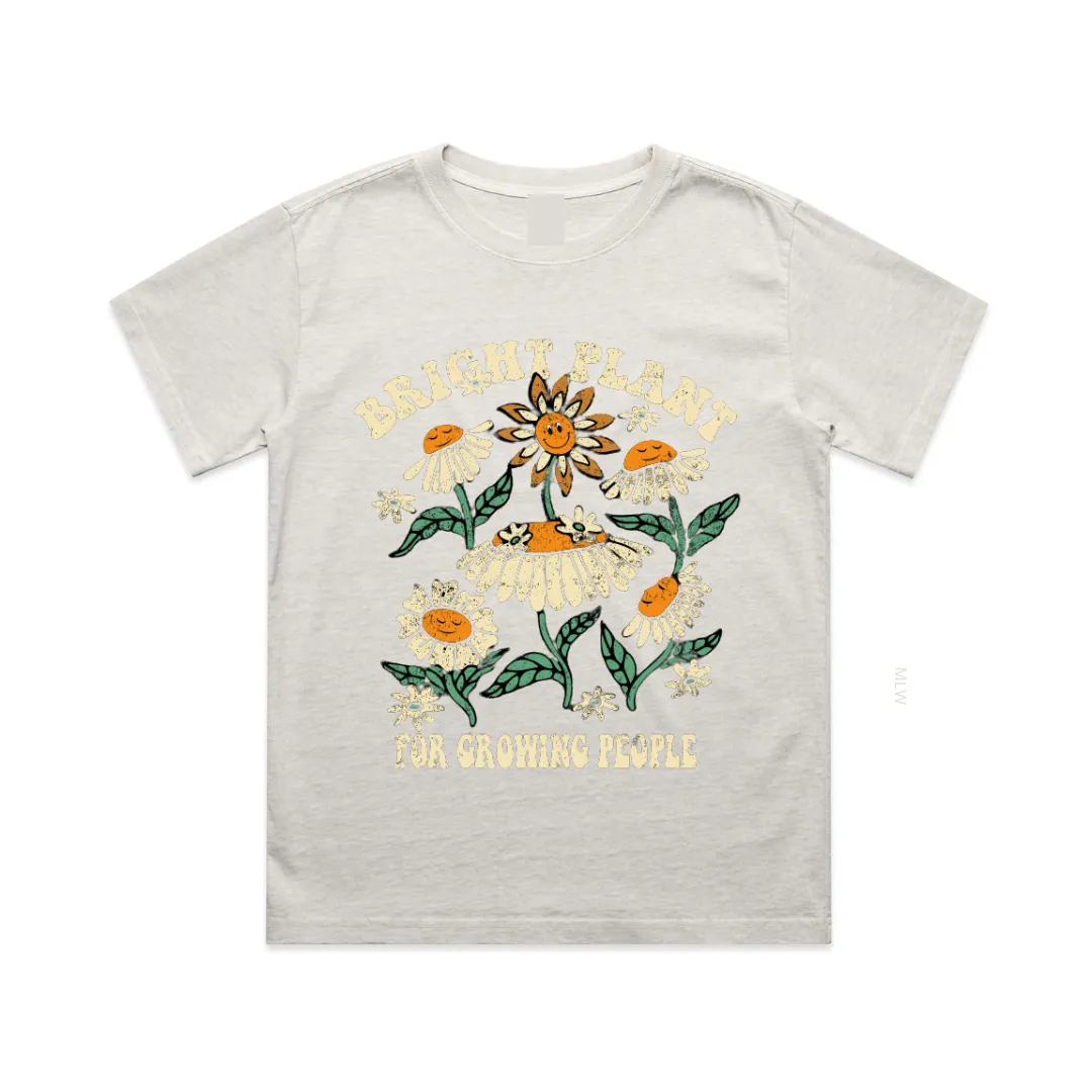 MLW By Design - Retro Flower Vintage Oversized Tee