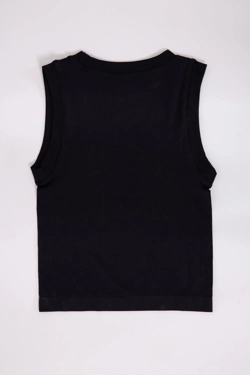 Moa Moa Seamless Tank Top for Girls in Black | ITD799G-SEM-BLACK