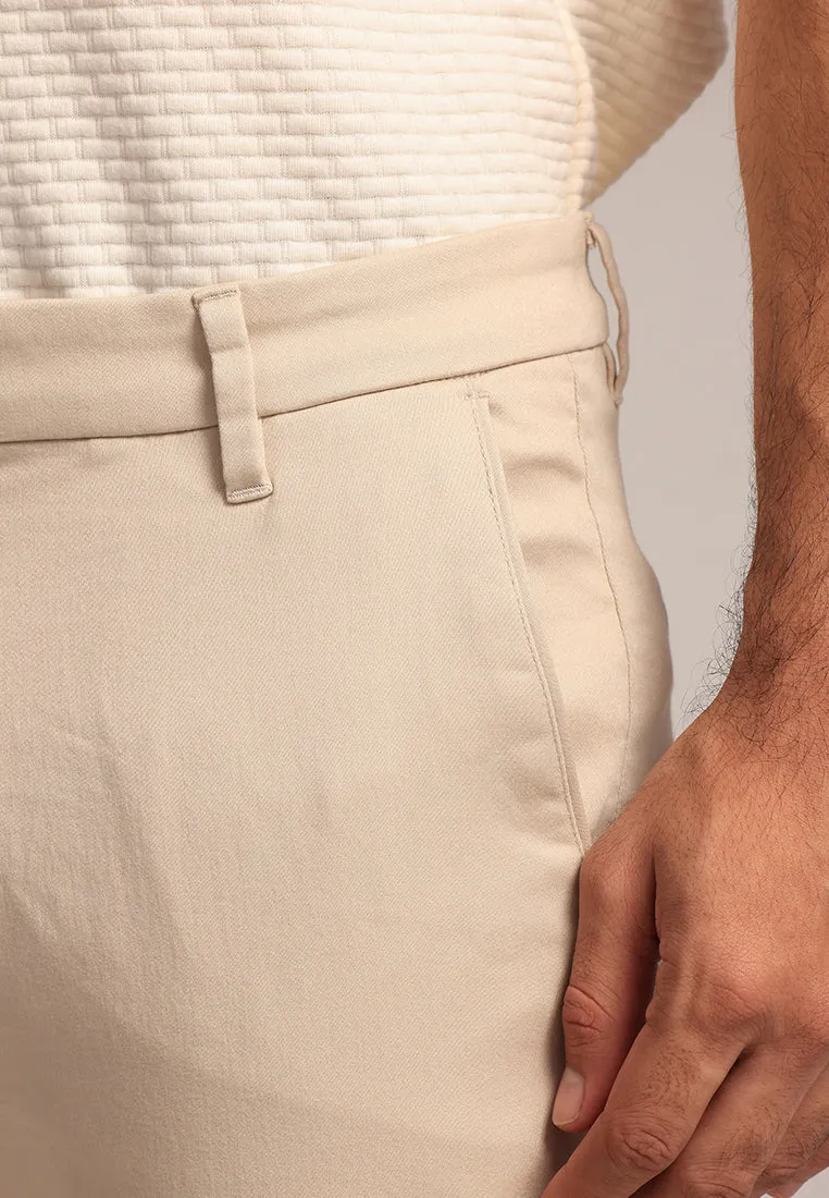 MOC - Celana Panjang Chinos Pria Joseph - Beige Light