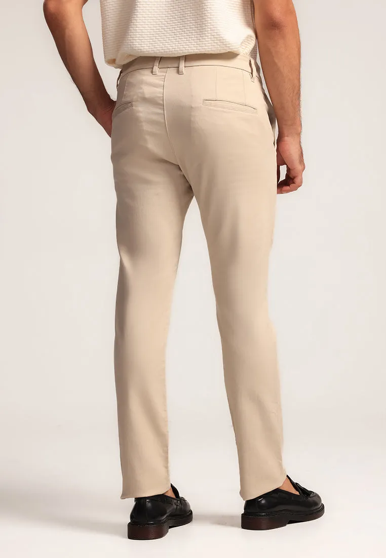 MOC - Celana Panjang Chinos Pria Joseph - Beige Light