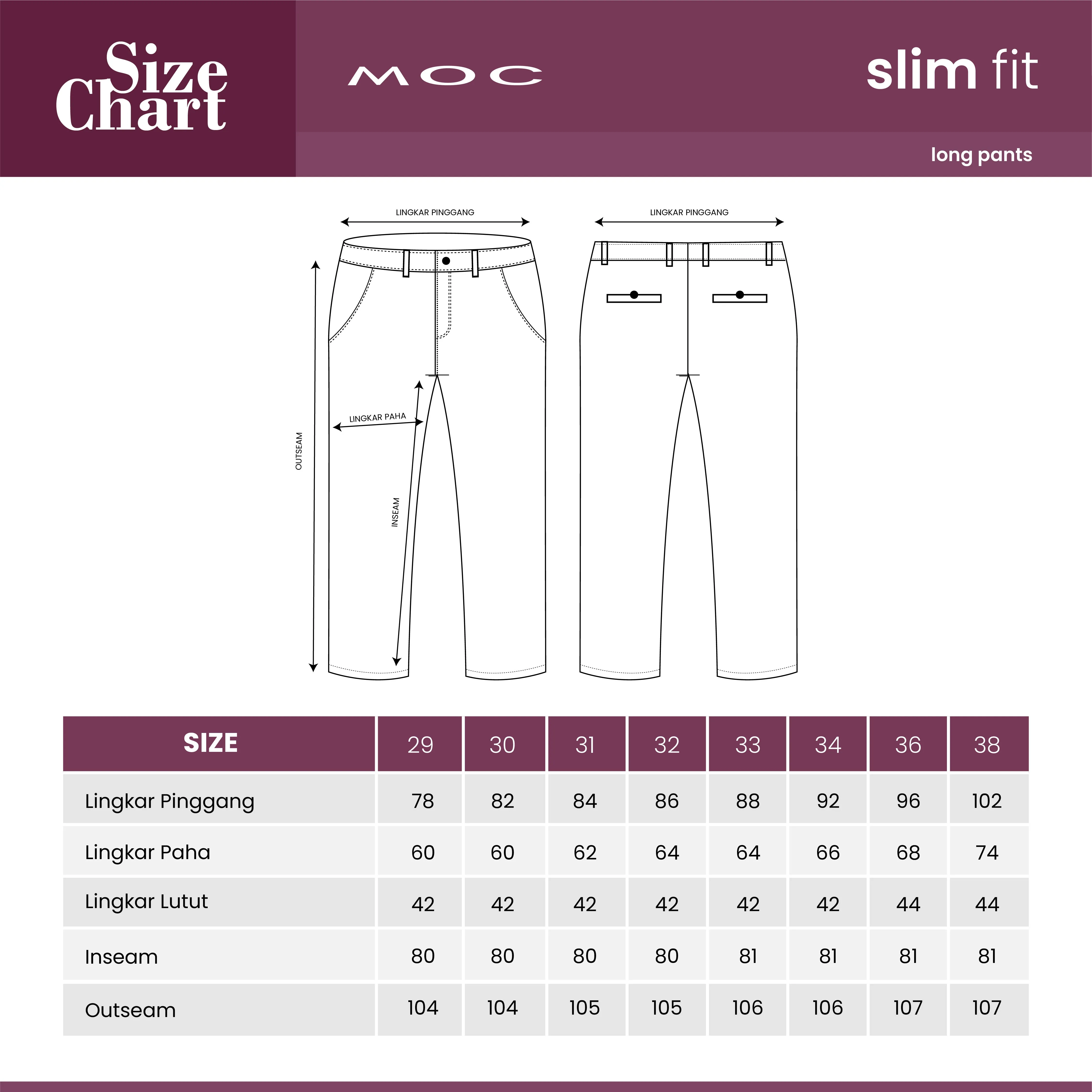 MOC - Celana Panjang Chinos Pria Joseph - Beige