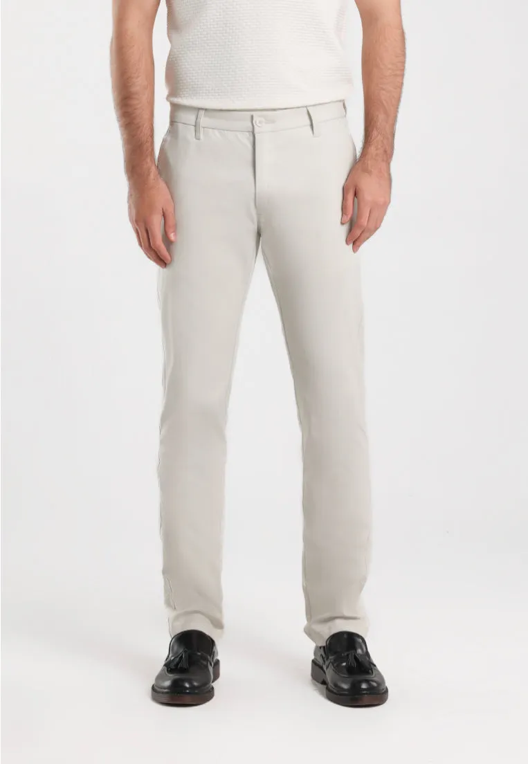 MOC - Celana Panjang Chinos Pria Renviggo - Light Khaki