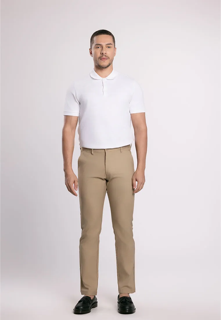 MOC Celana Panjang Chinos Pria Slim Fit BARNIE-KHAKI