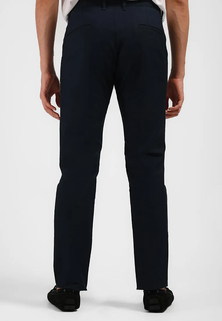 MOC Celana Panjang Chinos Pria Slim Fit BARNIE-NAVY