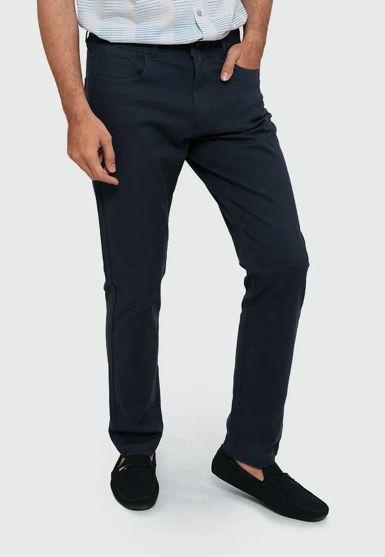 MOC Celana Panjang Chinos Pria Slim Fit HOVE-NAVY