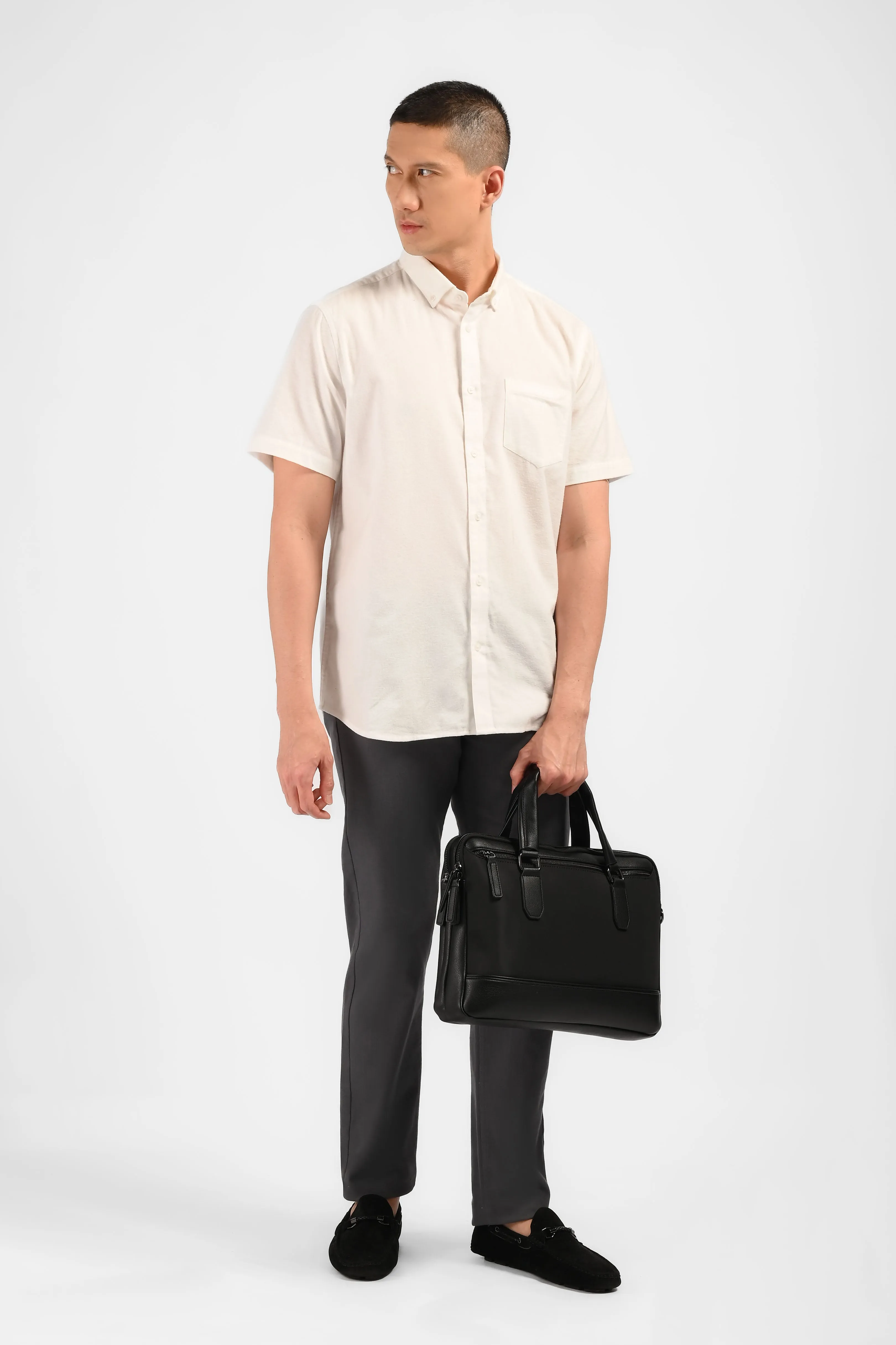 MOC Celana Panjang Chinos Pria Slim Fit VERBY-DARK GREY