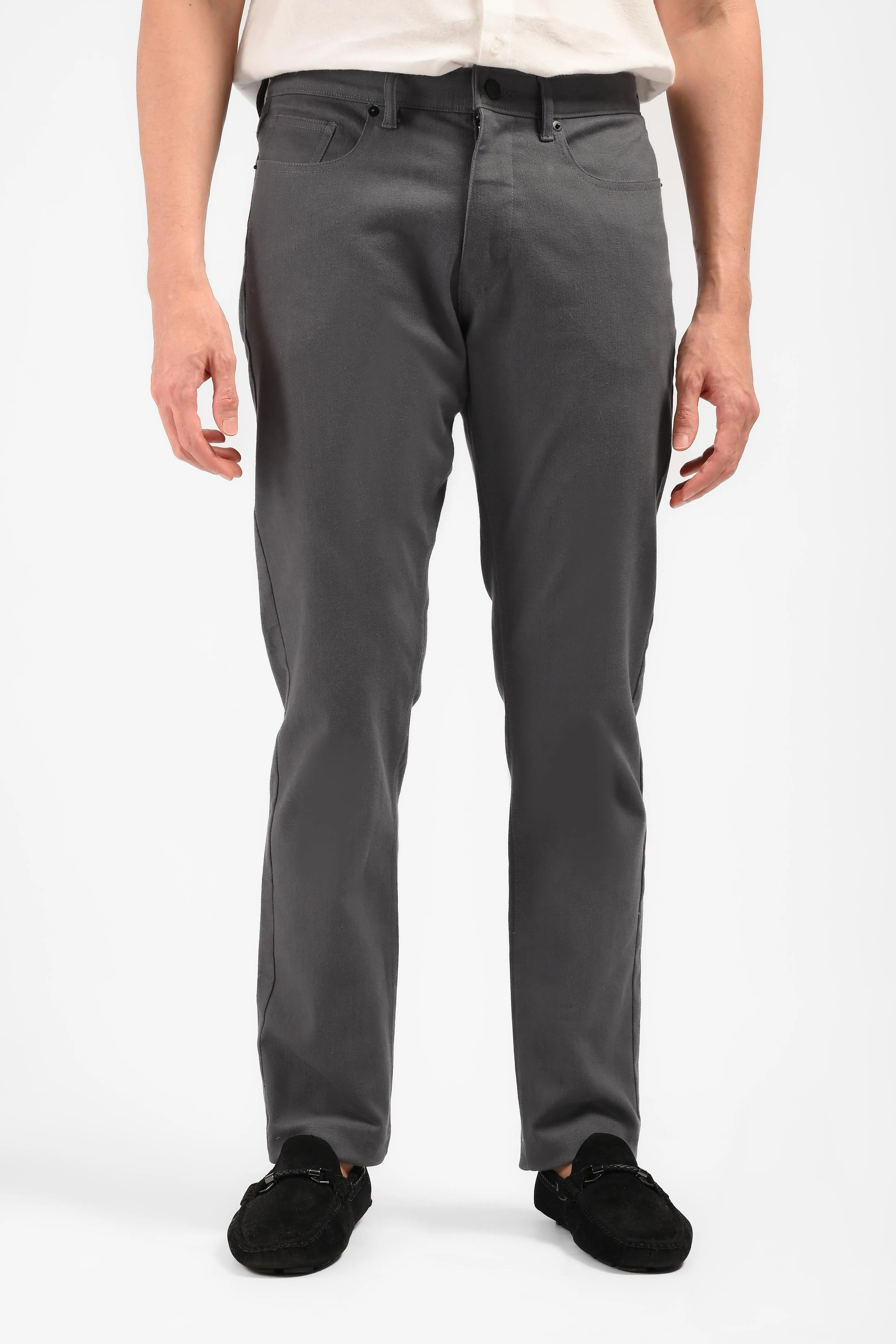 MOC Celana Panjang Chinos Pria Slim Fit VERBY-DARK GREY