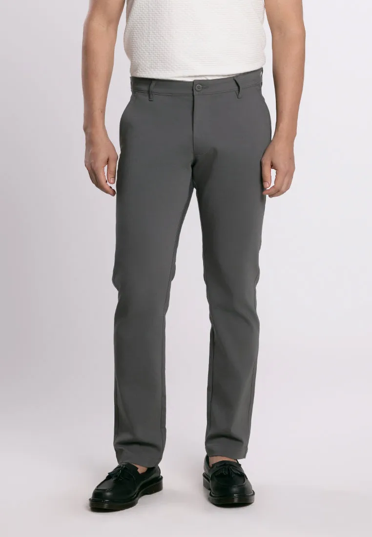 MOC - Celana Panjang Chinos Pria Yara - Dark Grey