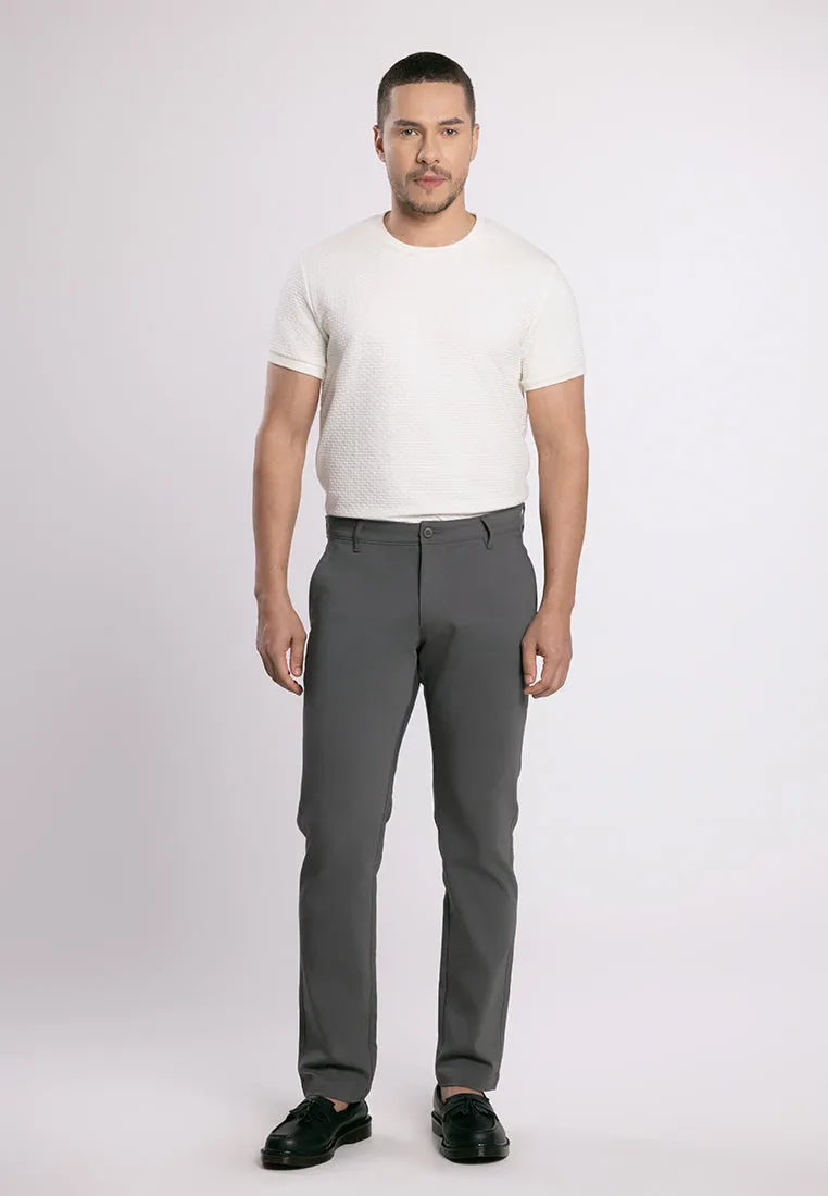 MOC - Celana Panjang Chinos Pria Yara - Dark Grey