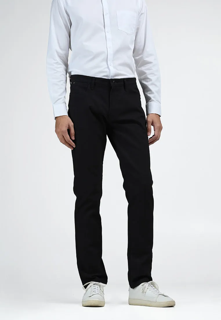 MOC Celana Panjang Pria Slim Fit XAVIER-BLACK