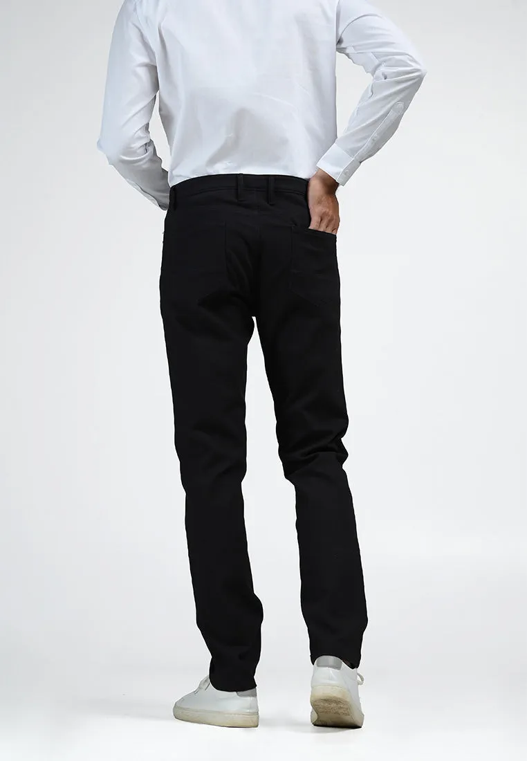 MOC Celana Panjang Pria Slim Fit XAVIER-BLACK