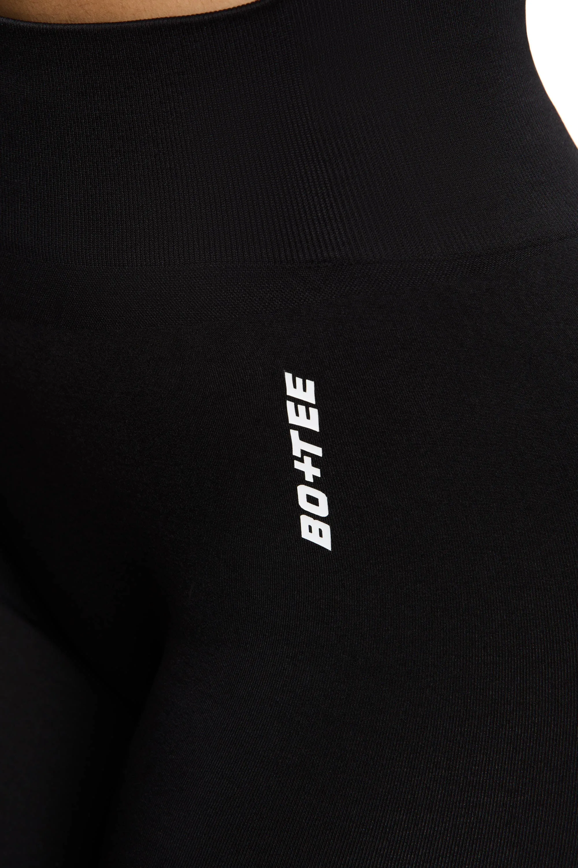 Motivation - Petite High Waist Seamless Leggings in Black