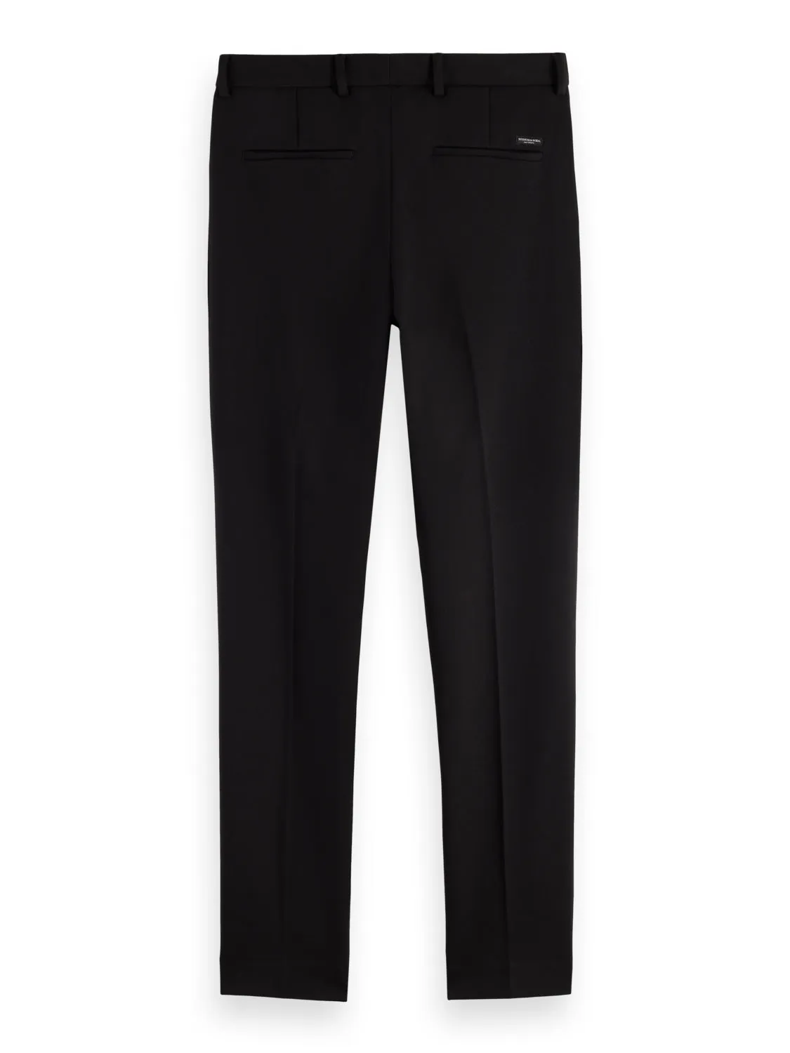 Mott Knitted Jersey Slim Fit Pant - Black Melange